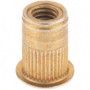 ADVANCE COMPONENTS INC M6x1.00, 9.91mm Insert Diam, 14.73mm OAL, Knurled Body Open End Threaded Insert ALS4T-610-4.2