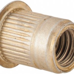 ADVANCE COMPONENTS INC 3/8-16, 0.53 Insert Diam, 0.69" OAL, Knurled Body Open End Threaded Insert ALS4T-616-150