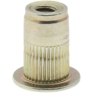 ADVANCE COMPONENTS INC #6-32, 0.265 Insert Diam, 0.42" OAL, Knurled Body Open End Threaded Insert ALS4T-632-80
