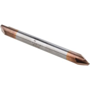 ACCUPRO Corner Rounding End Mill: 0.01 mm Radius, 1/8" Dia, 2 Flutes, Solid Carbide 08480782