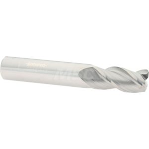 ACCUPRO Corner Radius End Mill: 1/2" Dia, 1" LOC, 0.06" Radius, 3 Flutes, Solid Carbide 08481848