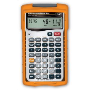 CALCULATED INDUSTRIES 11-Digit (7 normal, 4 Fractions) with Full Annunciators 40 Function Handheld Calculator 4065
