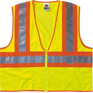 ERGODYNE High Visibility Vest: Large & X-Large, General Purpose Vest 21325