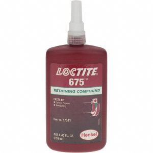 LOCTITE Retaining Compound: 250 mL Bottle, Green 135533