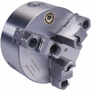 BISON Manual Lathe Chuck: 12-1/2", 3 Jaws, Self-Centering 7-821-1226