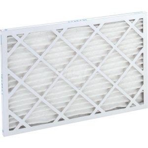 PRO-SOURCE Pleated Air Filter: Wire-Backed Pleated, MERV 10, Synthetic, 55% Efficient, 16" High, 24" Wide, 1" Deep PRO10484
