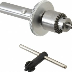 VALUE COLLECTION 1/2 Inch Shank Diameter Straight Shank Micro Drill Chuck Adapter and Chuck 859780/859001