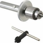 VALUE COLLECTION 1/2 Inch Shank Diameter Straight Shank Micro Drill Chuck Adapter and Chuck 859780/859001