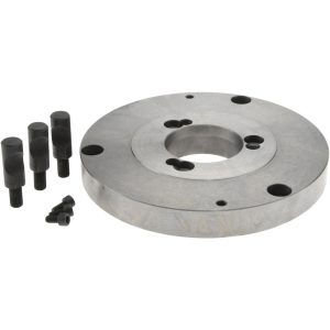 VALUE COLLECTION Lathe Chuck Adapter Back Plate: 8" Chuck, for Self-Centering Chucks 429-3903