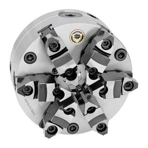 BISON Self-Centering Manual Lathe Chuck: 6-Jaw, 6-1/4" Dia 7-868-0600