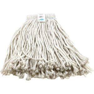 PRO-SOURCE Wet Mop Cut: Screw On, Large, White Mop, Cotton 08625535