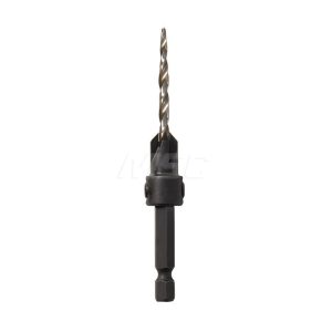 DEWALT #6 Cutter Diam, 9/64" Drill Compatibility, Adjustable Depth Drill Countersink DW2567