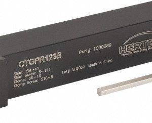 HERTEL Indexable Turning Toolholder: CTGPR12-3B 1000089