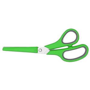 RITEKNIFE Scissors; Application: Film; Paper; Bubble Wrap ; Cutting Length: 4in ; Handle Type: Thumb Grip ; Handedness: Ambidextrous ; Tip Shape: Blunt ; Blade Edge Type: Straight SO300