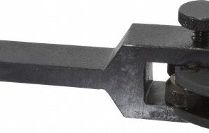 GROZ Neutral Cut, Diagonal, Diamond & Straight, 5/16" Wide 3/4" High x 5" Long Rectangle Shank, Revolving-Head Bump Knurlers KT/6-4