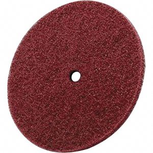 3M Deburring Disc: 12" Dia, 1-1/4" Hole, Fine Grade, Aluminum Oxide 7010329113