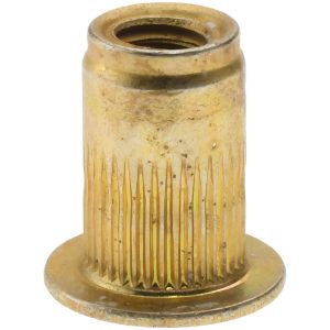 ADVANCE COMPONENTS INC #8-32, 0.265 Insert Diam, 0.42" OAL, Knurled Body Open End Threaded Insert ALS4T-832-80