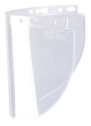 FIBRE-METAL Face Shield Windows & Screens: Replacement Window, Clear, 8" High, 0.06" Thick 4178CL