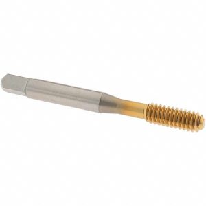 OSG Thread Forming Tap: 1/4-20 UNC, Bottoming Chamfer, Cobalt, TiN Finish 1400125905