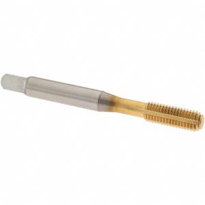 OSG Thread Forming Tap: 1/4-28 UNF, Bottoming Chamfer, Cobalt, TiN Finish 1400127805