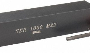 CARMEX Indexable Threading Toolholder: External, Right Hand, 1 x 1" Shank SER1000M22