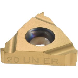 CARMEX Laydown Threading Insert: 16 ER 20UN MXC/GOLD, Carbide 16ER20UNMXC/G
