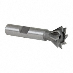 KEO Dovetail Cutter: 60 &deg;, 3/4" Cut Dia, 5/16" Cut Width, High Speed Steel 929-000-017