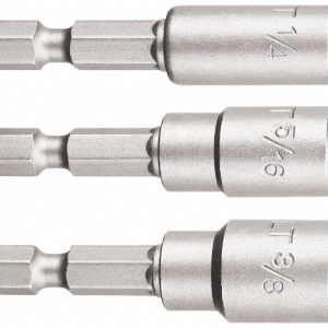 DEWALT Power Screwdriver Bit Set Magnetic Nutsetter: 3 Pc, 1/4" Drive DW2224