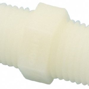 GREEN LEAF 1/4" Nylon Plastic Pipe Hex Nipple M 1400