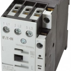 EATON CUTLER-HAMMER IEC Contactor: 3 Poles, 18 A Load Amps-Inductive, 40 A Load Amps-Resistive, NO XTCE018C10A