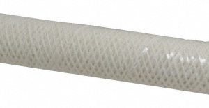 PARKER Plumbing Cartridge Filter: 2-1/2" OD, 20" Long, 50 micron, Polyester S11R20A