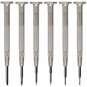 MOODY TOOLS Screwdriver Set: 6 Pc, Slotted 58-0116