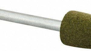 CRATEX 3/8" Max Diam x 3/4" Thick, Shape Code B52, Rubberized Point 75331