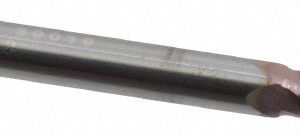 SGS Square End Mill: 5/32" Dia, 1/2" LOC, 4 Flute, Solid Carbide 39019