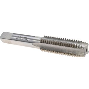 VALUE COLLECTION Straight Flute Tap: 5/8-11 UNC, 4 Flute, Plug Chamfer, High-Speed Steel, Bright/Uncoated Finish JY8962557