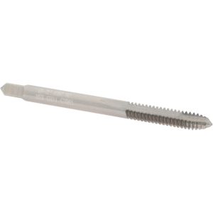 VALUE COLLECTION Spiral Point Tap: #10-24 UNC, 2 Flutes, Plug Chamfer, HSS, Bright/Uncoated Coated JY8962581