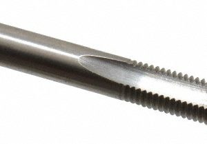 VALUE COLLECTION Spiral Point Tap: 1/4-28 UNF, 2 Flutes, Plug Chamfer, HSS, Bright/Uncoated Coated JY8962615