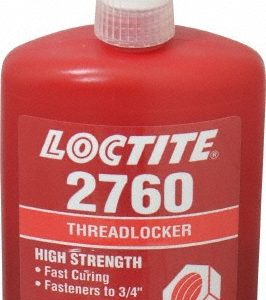 LOCTITE Threadlocker: Red, Liquid, 250 mL, Bottle 303442