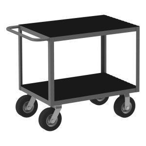 DURHAM Instrument Utility Cart: 36" Long, 24" Wide, Steel, Gray RIC-2436-2-95
