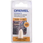 DREMEL 3/8" Diam Cone Shaped Goblet Buff 422