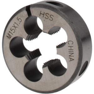 VALUE COLLECTION Round Die: M15x1.5, High Speed Steel 314-1735