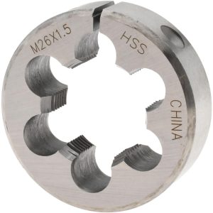 VALUE COLLECTION Round Die: M26x1.5, 2" OD, High Speed Steel 314-1845