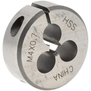 VALUE COLLECTION Round Die: M4x0.7, 1" OD, High Speed Steel 314-1628