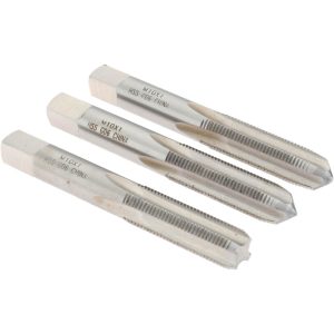 VALUE COLLECTION Tap Set: Metric Fine, 4 Flute, High Speed Steel, Bright Finish JY9036344
