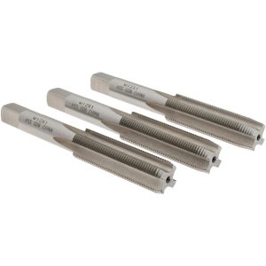 VALUE COLLECTION Tap Set: Metric Fine, 4 Flute, High Speed Steel, Bright Finish JY9036351
