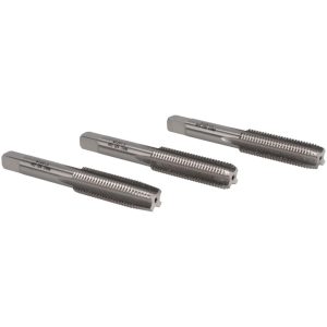VALUE COLLECTION Tap Set: Metric Fine, 4 Flute, High Speed Steel, Bright Finish JY9036369