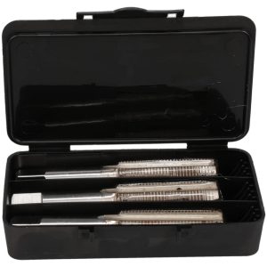 VALUE COLLECTION Tap Set: Metric Fine, 4 Flute, High Speed Steel, Bright Finish JY9036419