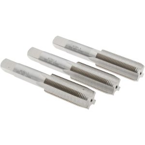 VALUE COLLECTION Tap Set: Metric Fine, 4 Flute, High Speed Steel, Bright Finish JY9036435
