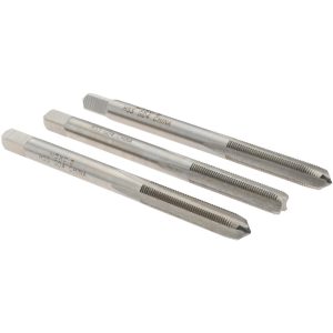 VALUE COLLECTION Tap Set: Metric Fine, 4 Flute, High Speed Steel, Bright Finish JY9036526