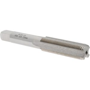 VALUE COLLECTION Straight Flute Tap: M13x1.25 Metric Special, 4 Flute, Bottoming Chamfer, 6H Class of Fit, High-Speed Steel, Bright/Uncoated Finish JY9036666